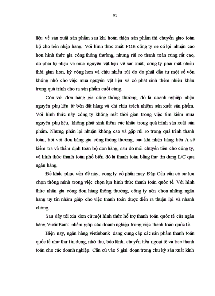 image for page Một số biện pháp quản lý và nâng cao hiệu quả sử dụng vốn lưu động tại công ty cổ phần may Đáp Cầu