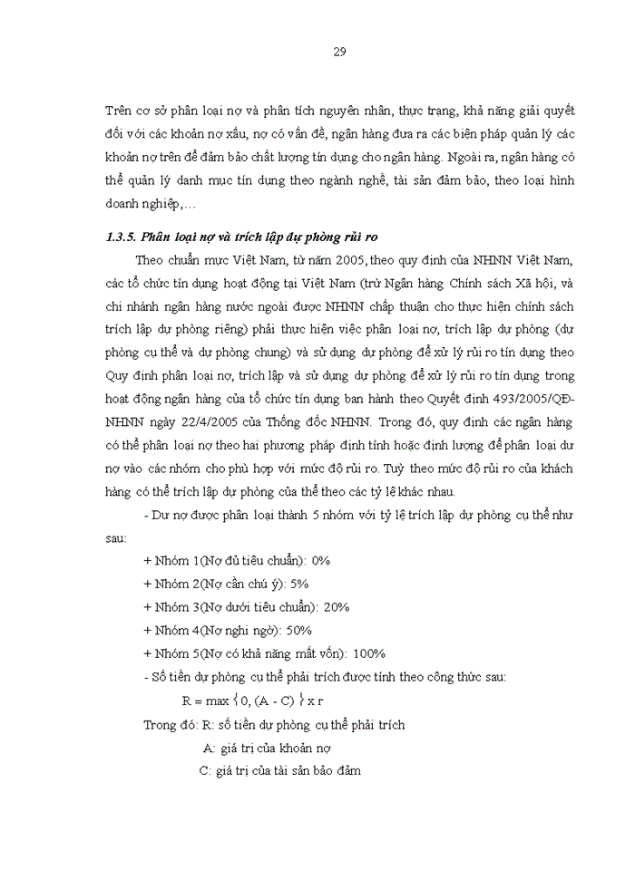 image for page Tăng cường quản lý rủi ro tín dụng tại ngân hàng thương mại cổ phần đầu tư và phát triển việt nam - chi nhánh hà thành