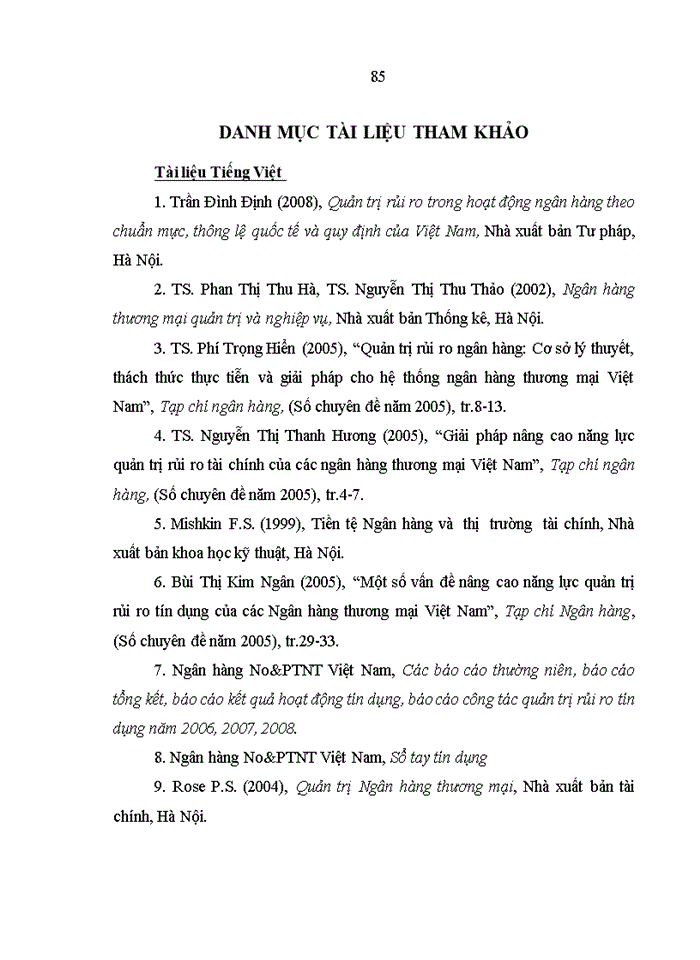 image for page Tăng cường quản lý rủi ro tín dụng tại Ngân hàng Nông nghiệp và Phát triển nông thôn Việt Nam