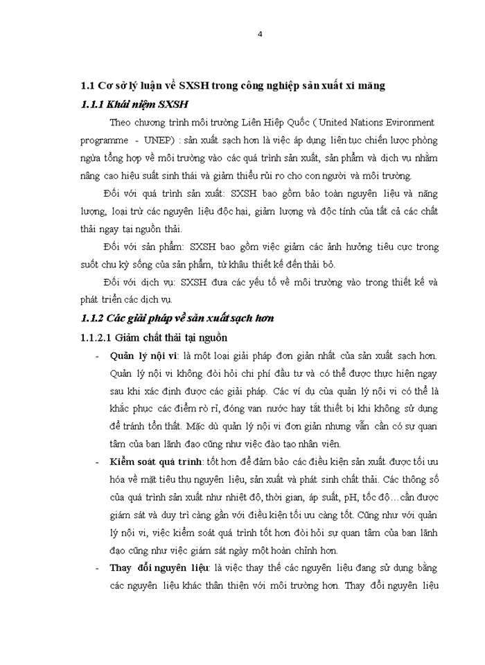 image for page Ứng dụng sản xuất sạch hơn trong ngành công nghiệp xi măng: trường hợp nhà máy xi măng lưu xá, thái nguyên