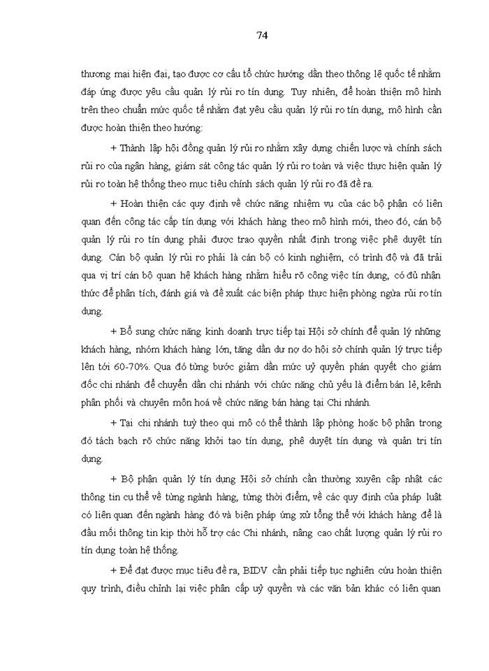 image for page Hạn chế rủi ro tín dụng tại Ngân hàng Thương mại Cổ phần Đầu Tư và Phát Triển Việt Nam