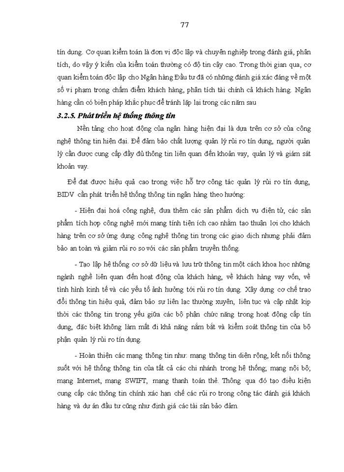 image for page Hạn chế rủi ro tín dụng tại Ngân hàng Thương mại Cổ phần Đầu Tư và Phát Triển Việt Nam