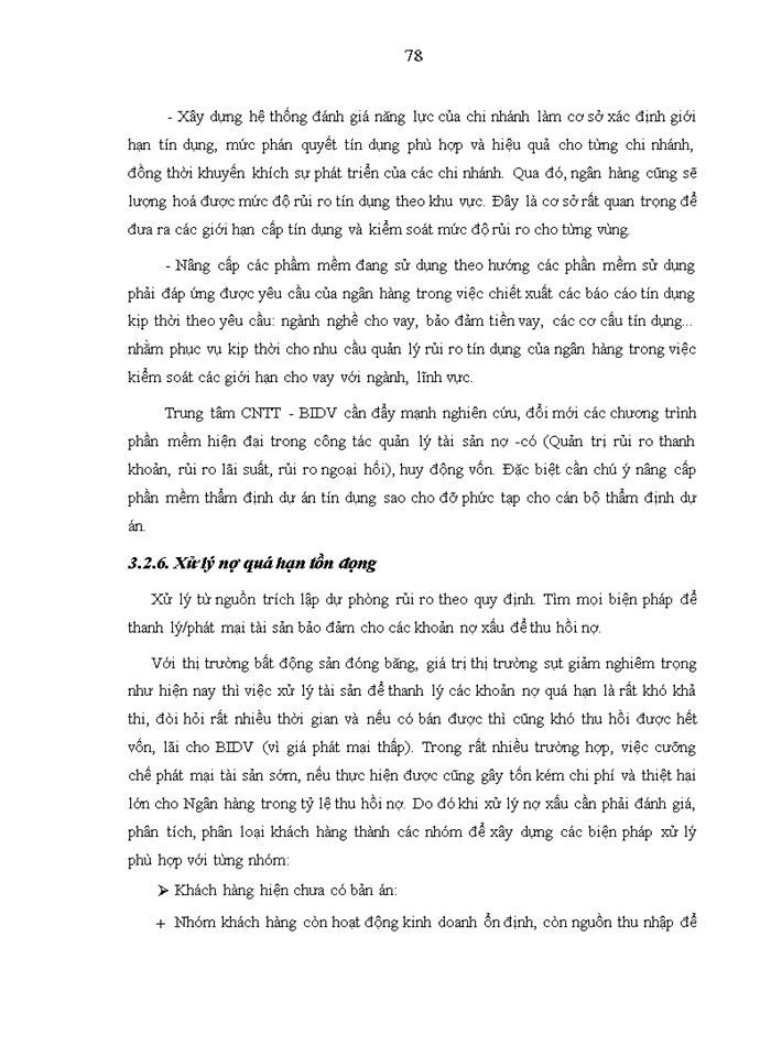 image for page Hạn chế rủi ro tín dụng tại Ngân hàng Thương mại Cổ phần Đầu Tư và Phát Triển Việt Nam