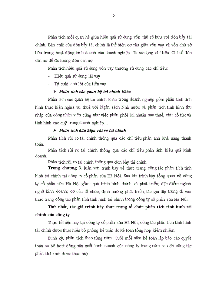 image for page Hoàn thiện công tác phân tích tình hình tài chính tại Công ty Cổ phần Sữa Hà Nội (Hanoi Milk)