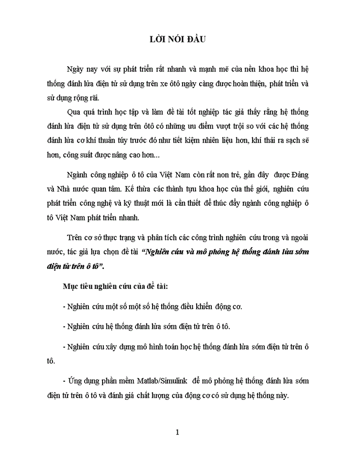 image for page Nghiên cứu và mô phỏng hệ thống đánh lửa sớm điện tử trên ô tô