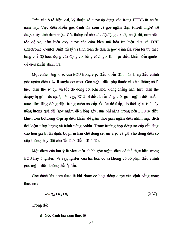 image for page Nghiên cứu và mô phỏng hệ thống đánh lửa sớm điện tử trên ô tô