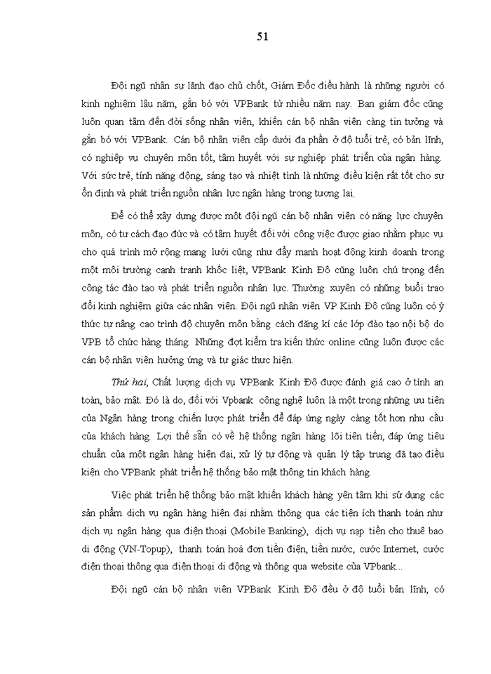 image for page Nâng cao chất lượng dịch vụ khách hàng cá nhân tại ngân hàng thương mại cổ phần việt nam thịnh vượng - chi nhánh kinh đô