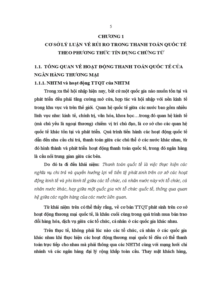 image for page Giải pháp hạn chế rủi ro trong thanh toán quốc tế theo phương thức tín dụng chứng từ tại Chi nhánh Ngân hàng Nông nghiệp và phát triển nông thôn Việt Nam – chi nhánh Đống Đa