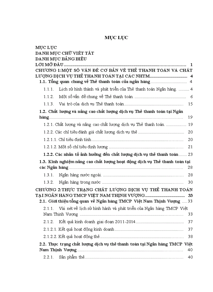image for page Nâng cao chất lượng dịch vụ thẻ thanh toán tại Ngân hàng TMCP Việt Nam Thịnh Vượng