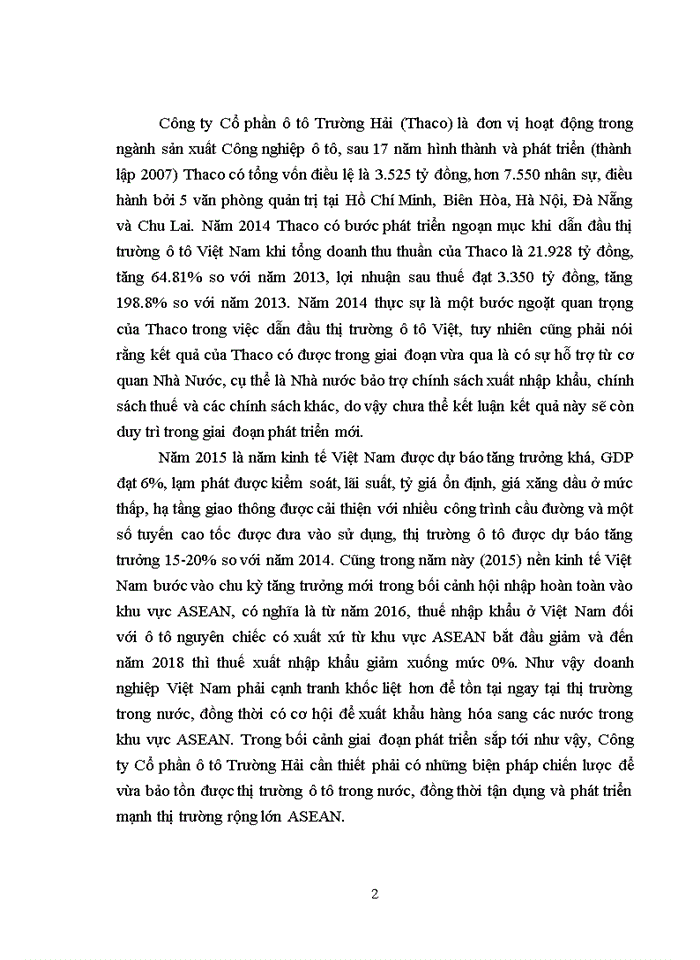 image for page Quản trị vốn kinh doanh công ty cổ phần ô tô trường hải – thực trạng và giải pháp