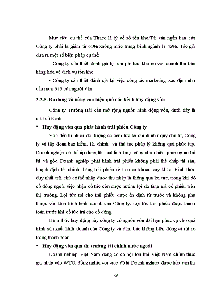 image for page Quản trị vốn kinh doanh công ty cổ phần ô tô trường hải – thực trạng và giải pháp