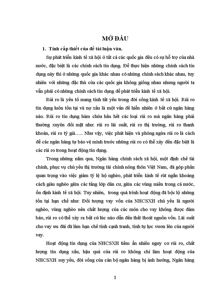 image for page Phòng ngừa và hạn chế rủi ro tín dụng tại ngân hàng chính sách xã hội huyện ý yên tỉnh nam định