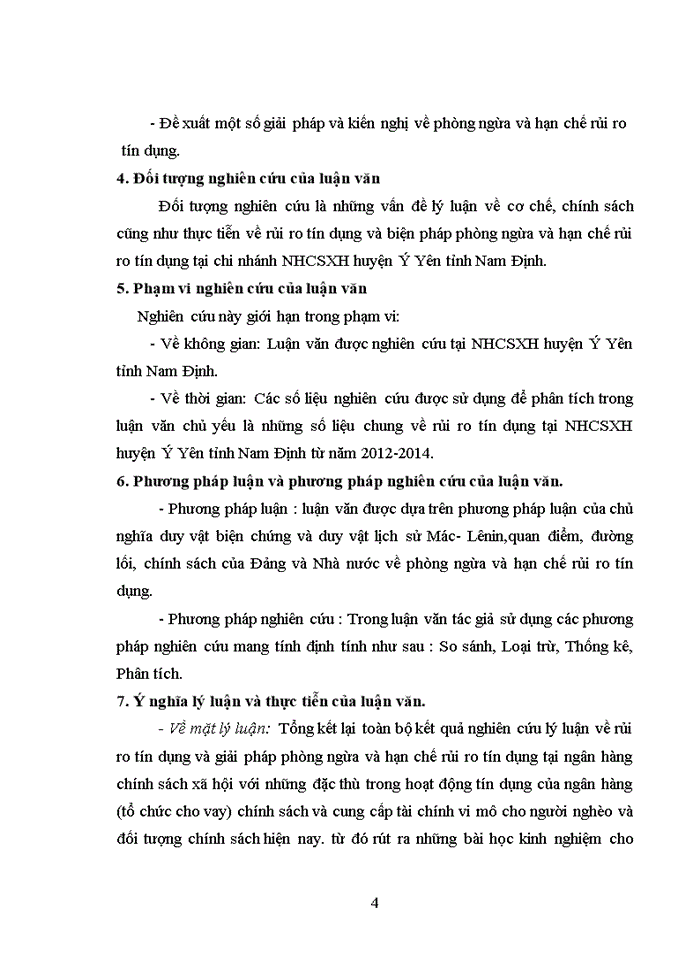 image for page Phòng ngừa và hạn chế rủi ro tín dụng tại ngân hàng chính sách xã hội huyện ý yên tỉnh nam định