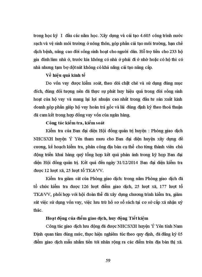 image for page Phòng ngừa và hạn chế rủi ro tín dụng tại ngân hàng chính sách xã hội huyện ý yên tỉnh nam định