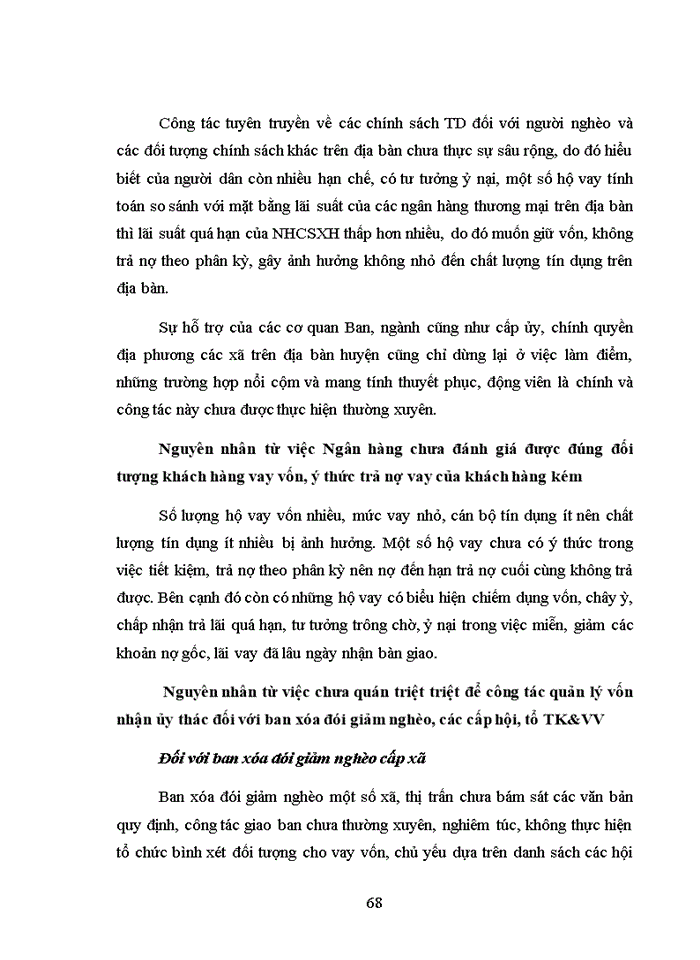image for page Phòng ngừa và hạn chế rủi ro tín dụng tại ngân hàng chính sách xã hội huyện ý yên tỉnh nam định