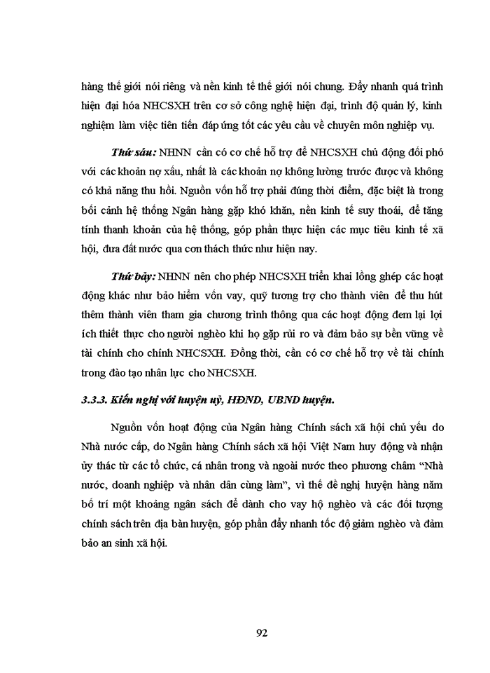 image for page Phòng ngừa và hạn chế rủi ro tín dụng tại ngân hàng chính sách xã hội huyện ý yên tỉnh nam định