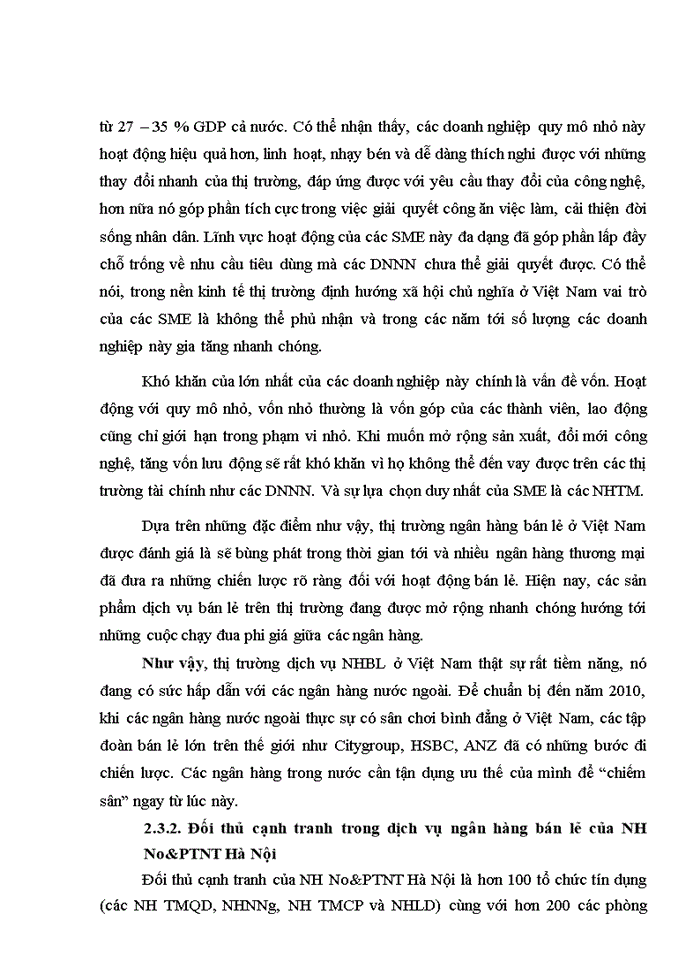 image for page Phát triển Marketing dịch vụ ngân hàng bán lẻ tại Ngân hàng No&PTNT Hà Nội