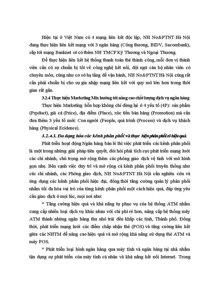 image for page Phát triển Marketing dịch vụ ngân hàng bán lẻ tại Ngân hàng No&PTNT Hà Nội