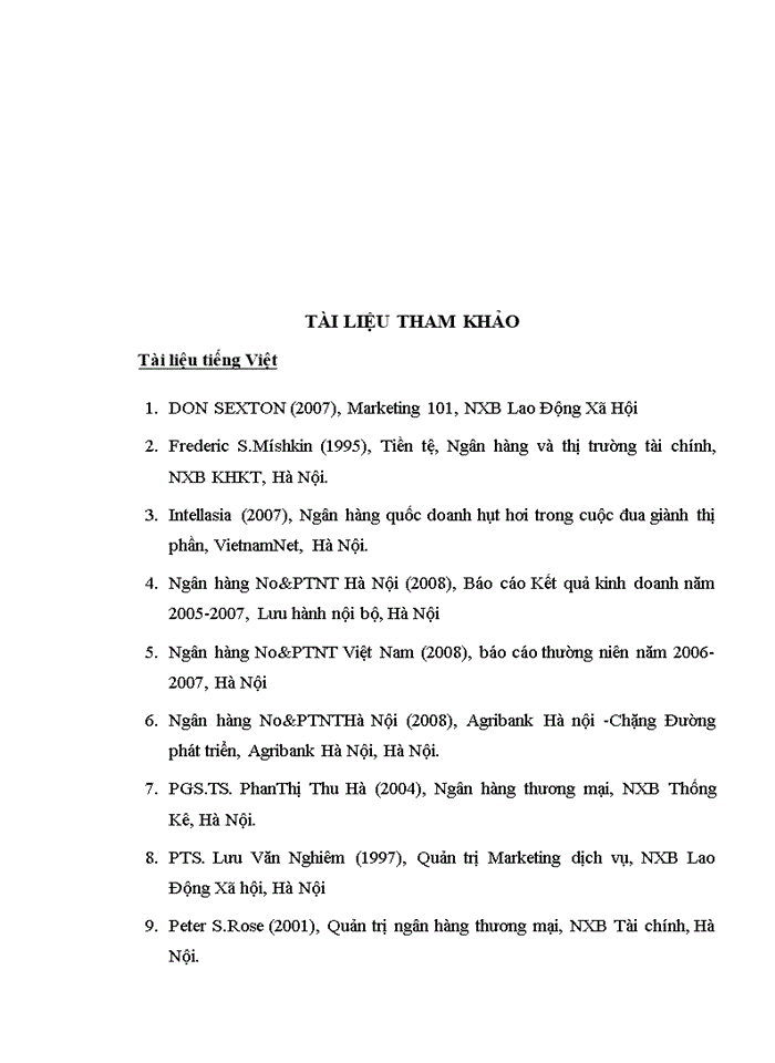 image for page Phát triển Marketing dịch vụ ngân hàng bán lẻ tại Ngân hàng No&PTNT Hà Nội