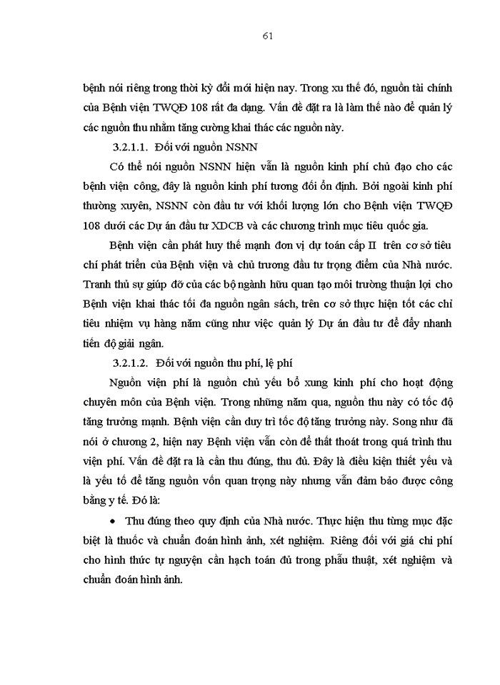image for page Giải pháp hoàn thiện cơ chế tự chủ tài chính tại bệnh viện TWQĐ 108