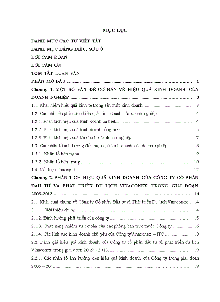 image for page Một số giải pháp nhằm nâng cao hiệu quả kinh doanh của công ty cổ phần đầu tư và phát triển du lịch VINACONEX (VINACONEX – ITC)