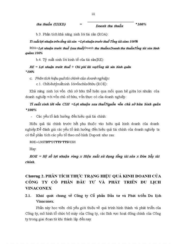 image for page Một số giải pháp nhằm nâng cao hiệu quả kinh doanh của công ty cổ phần đầu tư và phát triển du lịch VINACONEX (VINACONEX – ITC)