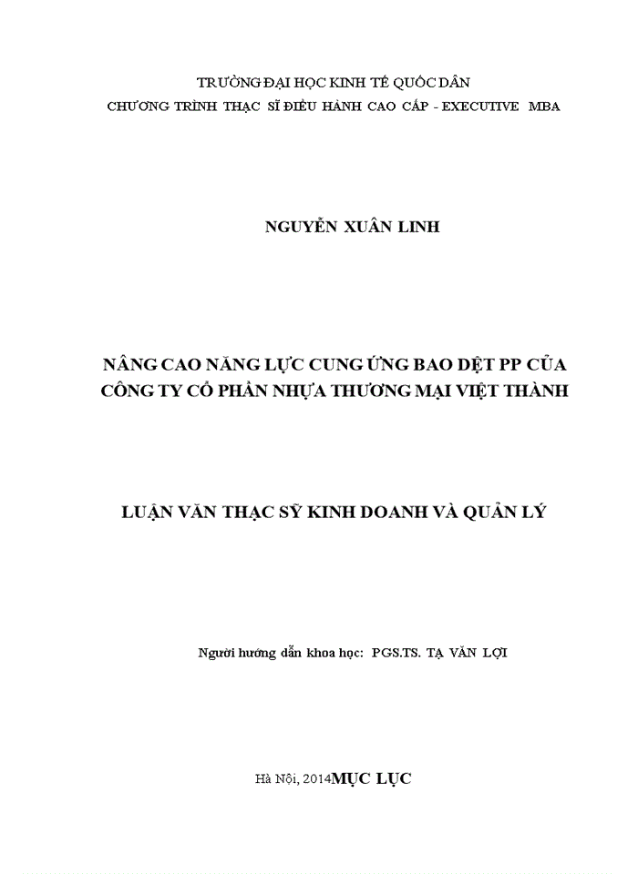 image for page Nâng cao năng lực cung ứng bao dệt pp của công ty cổ phần nhựa thương mại VIỆT THÀNH