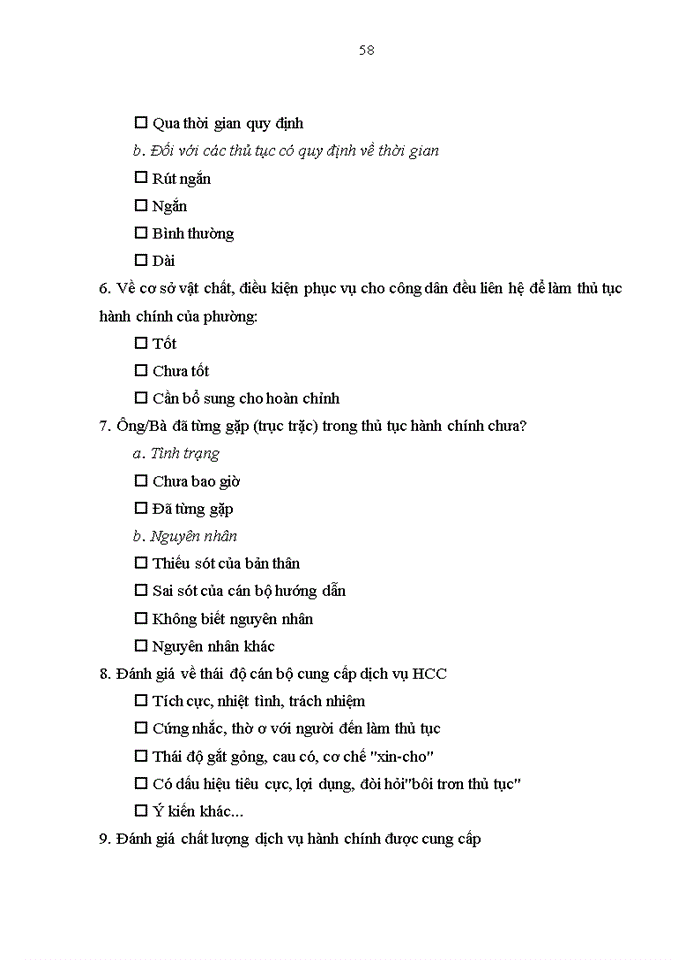 image for page Nghiên cứu các yếu tố cấu thành sự hài lòng của người dân đối với dịch vụ hành chính công tại phường tương mai, quận hoàng mai