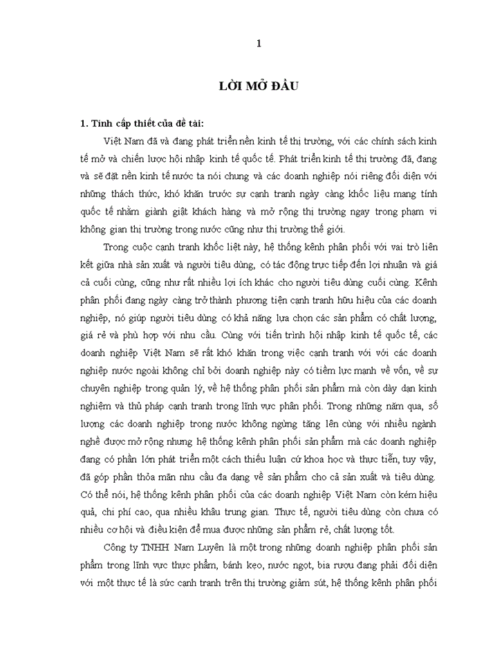 image for page Hoàn thiện công tác quản lý kênh phân phối sản phẩm của công ty TNHH NAM LUYÊN