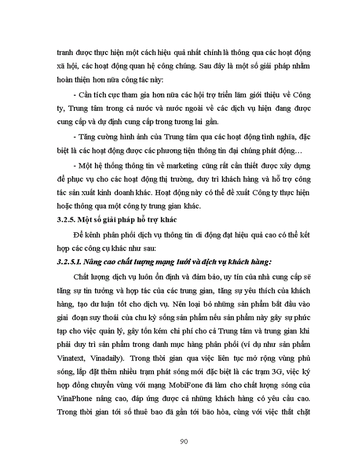 image for page Hoàn thiện kênh phân phối các sản phẩm, dịch vụ của vinaphone tại trung tâm dịch vụ viễn thông khu vực I
