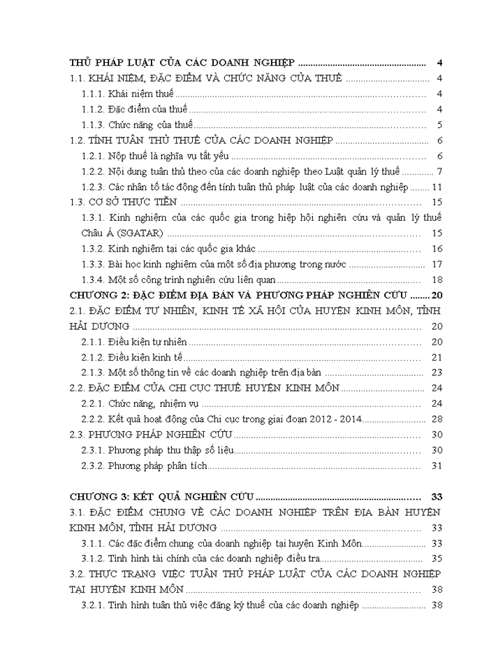 image for page Quản lý thuế đối với các doanh nghiệp tại Chi cục Thuế huyện  Kinh Môn, tỉnh Hải Dương