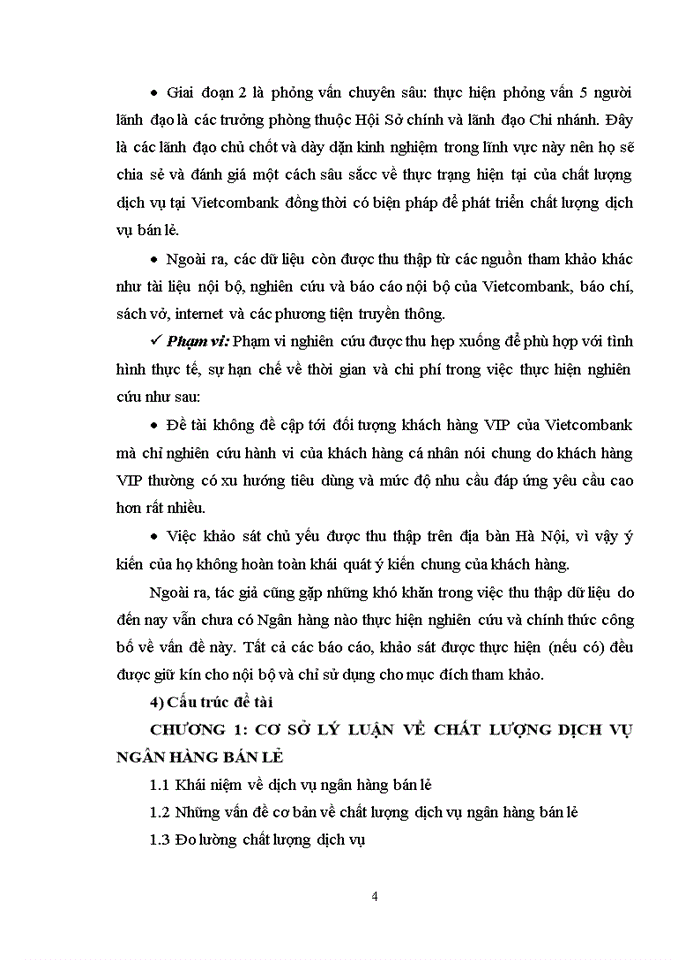 image for page Nâng cao dịch vụ khách hàng trong ngân hàng bán lẻ tại ngân hàng thương mại cổ phần ngoại thương việt nam