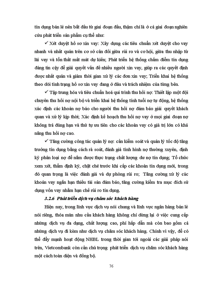 image for page Nâng cao dịch vụ khách hàng trong ngân hàng bán lẻ tại ngân hàng thương mại cổ phần ngoại thương việt nam