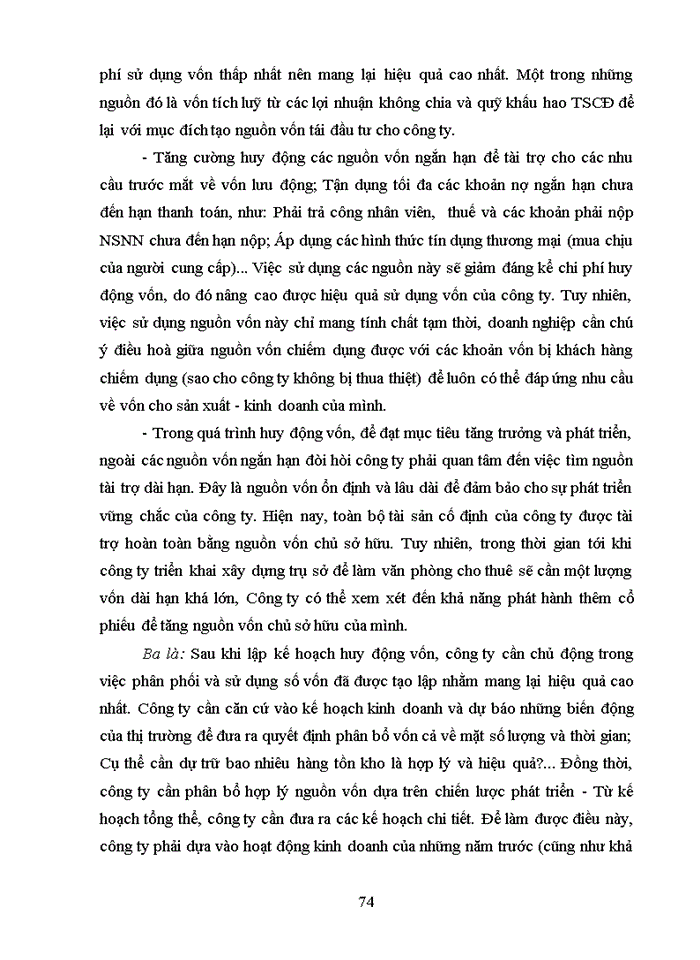 image for page Một số giải pháp nâng cao hiệu quả sử dụng vốn kinh doanh tại công ty cổ phần xây dựng cây xanh THĂNG LONG - tỉnh QUẢNG NINH