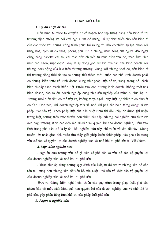 image for page Bảo vệ quyền lợi của doanh nghiệp vừa và nhỏ khi bị phá sản tại VIỆT NAM