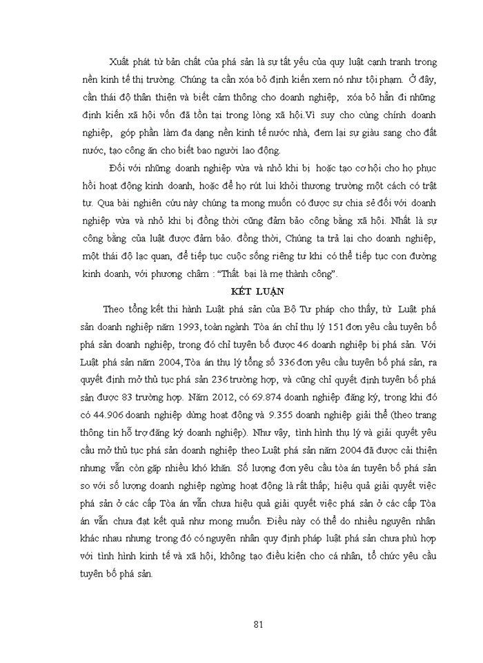 image for page Bảo vệ quyền lợi của doanh nghiệp vừa và nhỏ khi bị phá sản tại VIỆT NAM