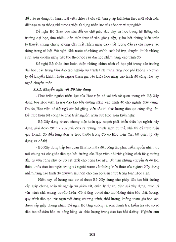 image for page Nâng cao chất lượng đội ngũ giảng viên và đội ngũ cán bộ quản lý của học viện cán bộ quản lý xây dựng và đô thị