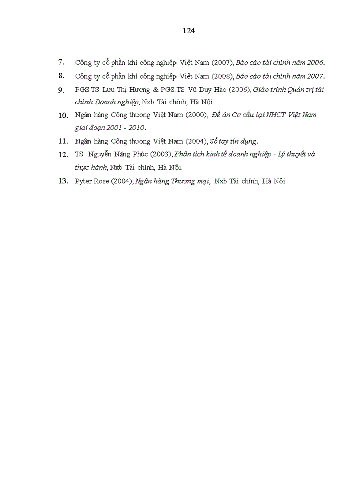 image for page Hoàn thiện phân tích tài chính doanh nghiệp vay vốn tại chi nhánh ngân  hàng Công thương  Chương Dương