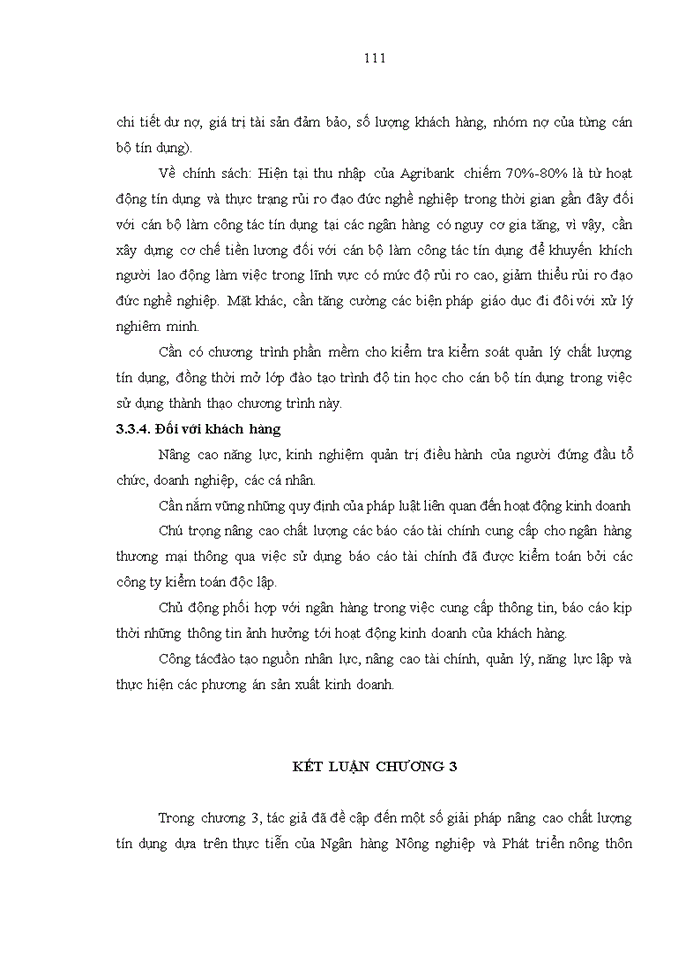 image for page Giải pháp nâng cao chất lượng tín dụng tại ngân hàng nông nghiệp và phát triển nông thôn việt nam chi nhánh hà nội