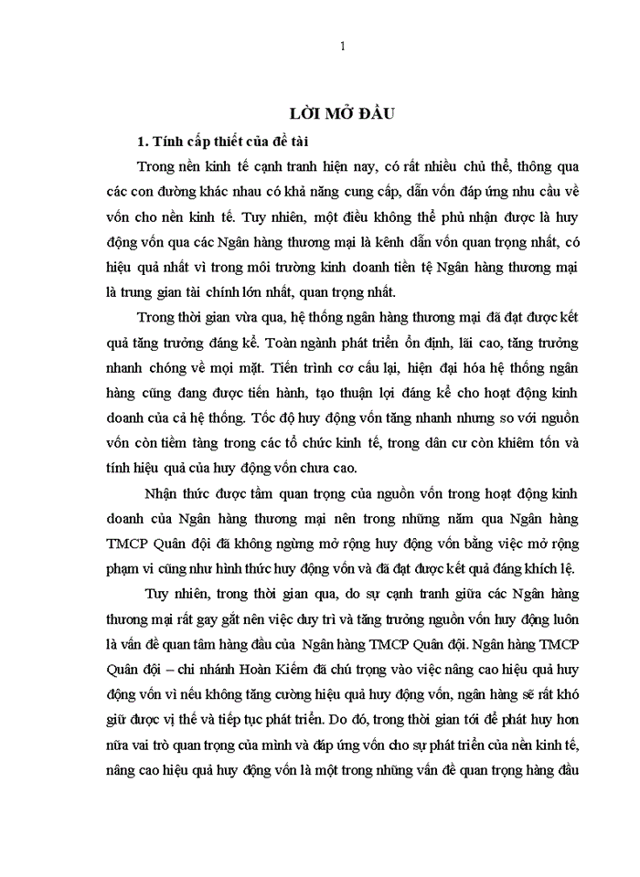 image for page Nâng cao hiệu quả huy động vốn tại ngân hàng thương mại cổ phần quân đội chi nhánh hoàn kiếm