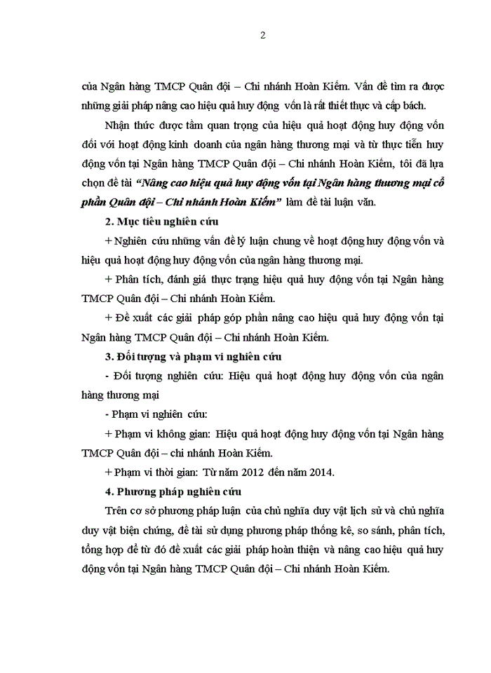 image for page Nâng cao hiệu quả huy động vốn tại ngân hàng thương mại cổ phần quân đội chi nhánh hoàn kiếm