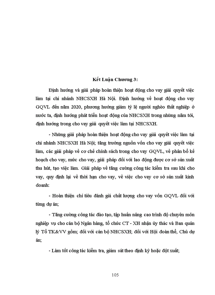 image for page Giải pháp hoàn thiện hoạt động cho vay giải quyết việc làm tại chi nhánh ngân hàng chính sách xã hội hà nội