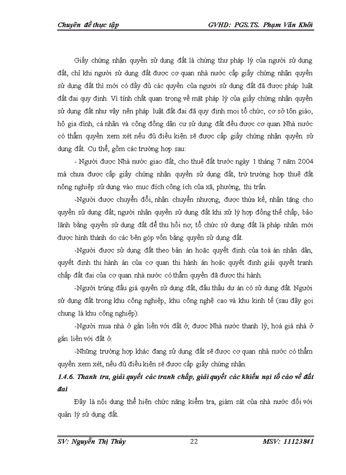 image for page Hoàn thiện công tác quản lý nhà nước về đất đai trên địa bàn huyện Yên Thủy, tỉnh Hòa Bình