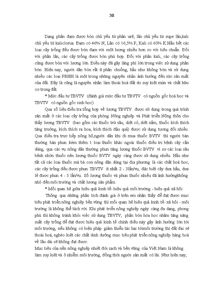 image for page Đánh giá hiệu quả sử dụng đất nông nghiệp trên địa bàn huyện Gia Lộc - tỉnh Hải Dương