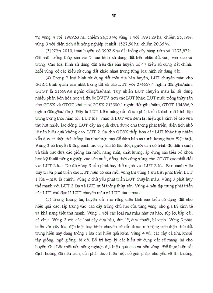 image for page Đánh giá hiệu quả sử dụng đất nông nghiệp trên địa bàn huyện Gia Lộc - tỉnh Hải Dương