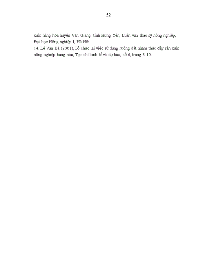 image for page Đánh giá hiệu quả sử dụng đất nông nghiệp trên địa bàn huyện Gia Lộc - tỉnh Hải Dương