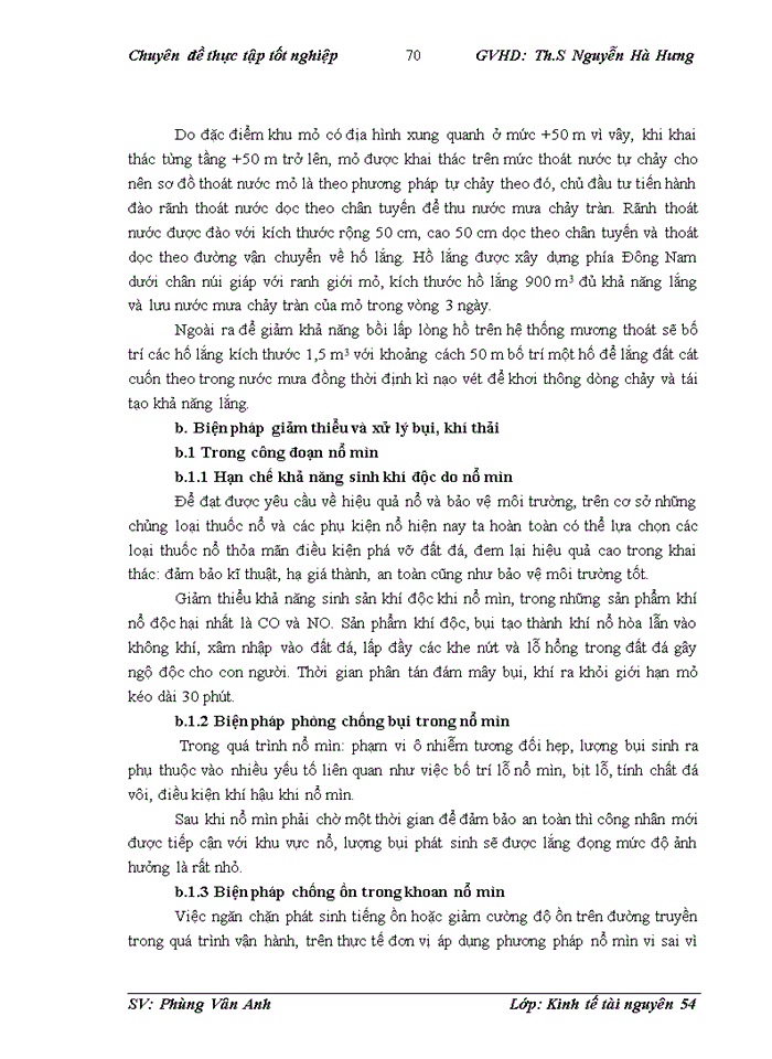 image for page Đánh giá tác động môi trường của công trình khai thác đá vôi làm vật liệu xây dựng