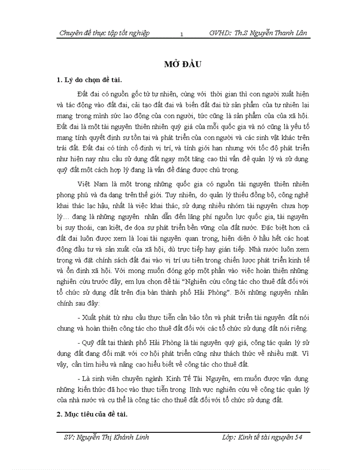 image for page Nghiên cứu công tác cho thuê đất đối với tổ chức sử dụng đất trên địa bàn thành phố hải phòng