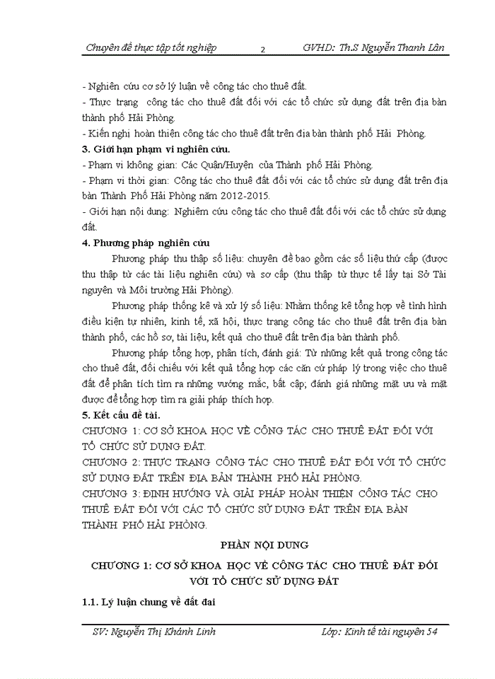 image for page Nghiên cứu công tác cho thuê đất đối với tổ chức sử dụng đất trên địa bàn thành phố hải phòng