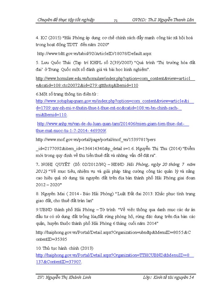 image for page Nghiên cứu công tác cho thuê đất đối với tổ chức sử dụng đất trên địa bàn thành phố hải phòng